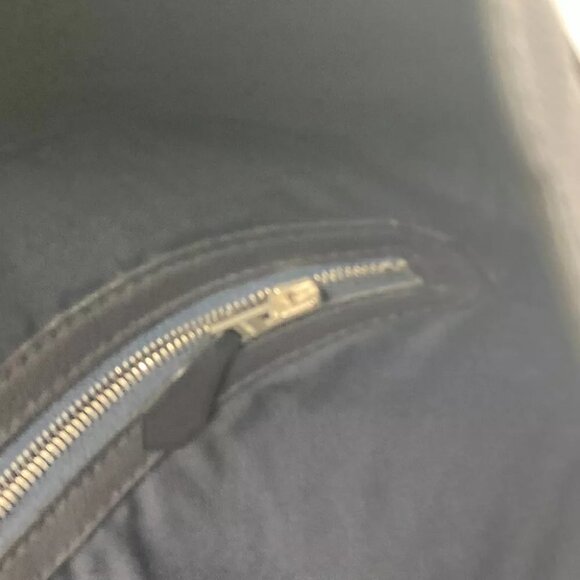 HERMES City slide pouch bag Clutch bag Leather Navy - Picture 7 of 15